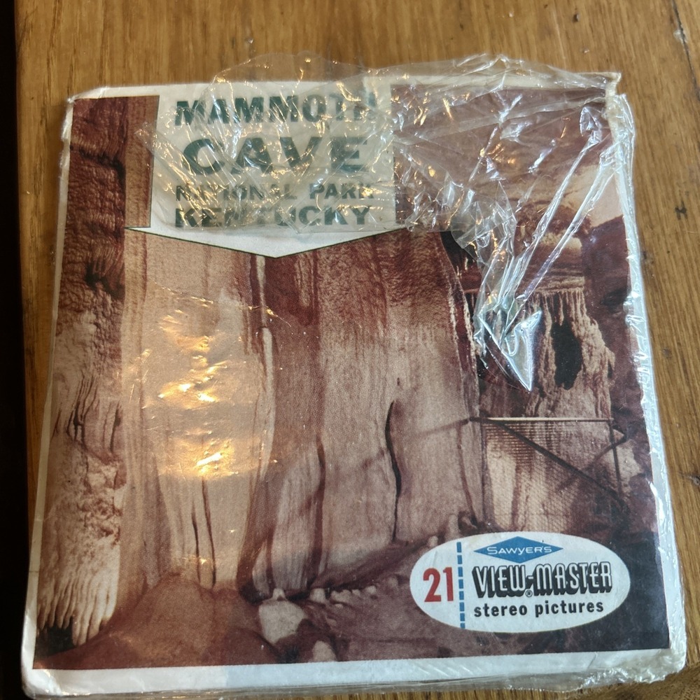 VIEW-MASTER MAMMOTH CAVE NATIONAL PK KENTUCKY SAWYERS S6 A846 3 REEL SET